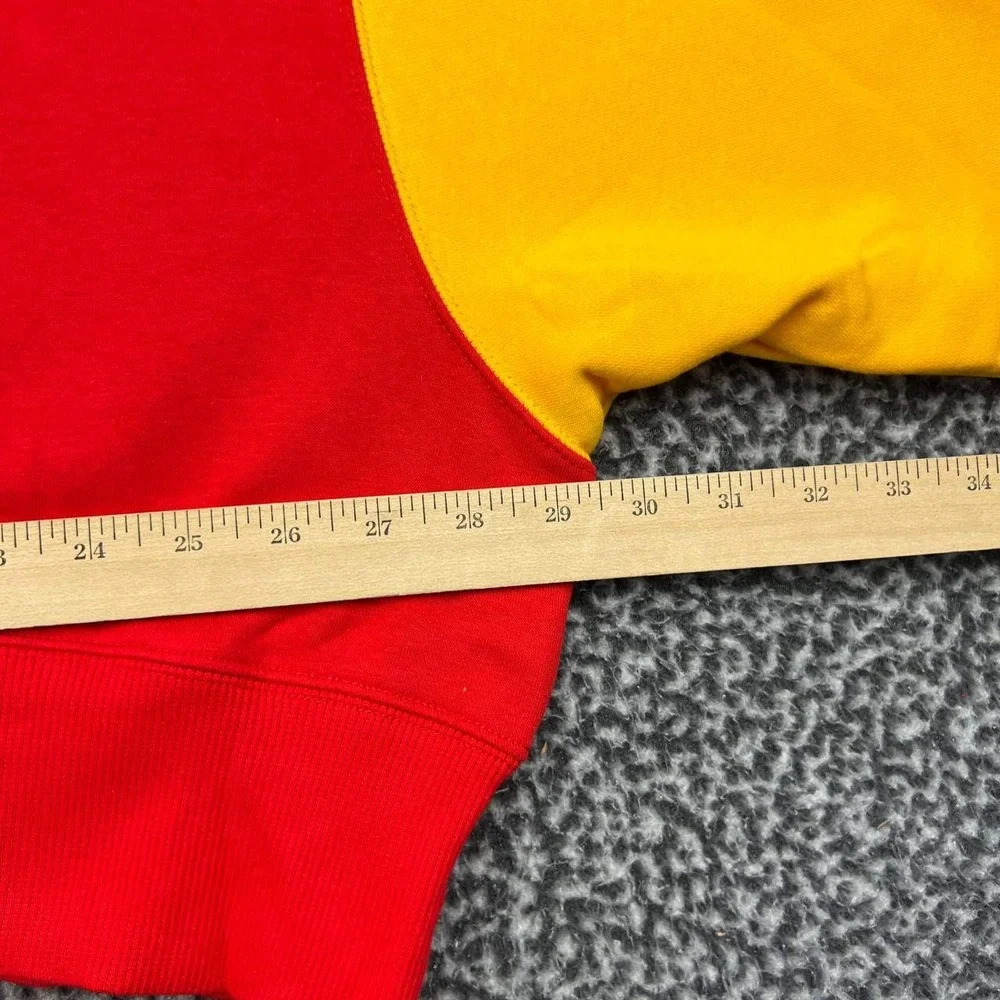 Nike Kansas City Chiefs Sweatshirt Women Medium Red Yellow Cropped New M
